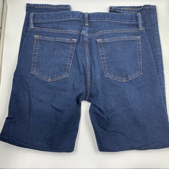 Women's Dark Blue Gap Jeans 👖— Size 31/30 Slim - Picture 3 of 5